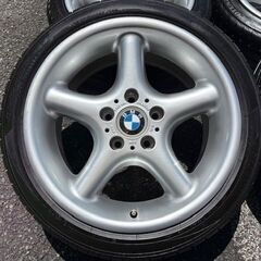 リア4本通し！E36,E46 流用に！BMW Z3純正 ラウンドスポーク18の画像