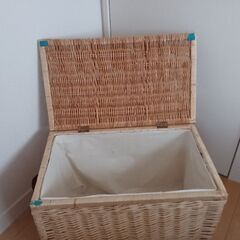 収納箱(籐製品)の画像