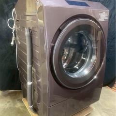 【格安早い者勝ちセール品】東芝 TOSHIBAドラム式洗濯乾燥機 TW-127XP1R ZABOON（ザブーン） ボルドーブラウン[洗濯12.0kg /乾燥7.0kg /ヒートポンプ乾燥 /右開き]の画像