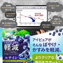 【新品】アイピュア ぼやけ・かすみを軽減 ルテインの画像