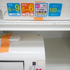リユースのサカイ太田店★ジモティ割あり★ MITSUBISHI ルームエアコン MSZ-GE2218－W 2.2kw 18年製 室内機分解洗浄済み OJ10198の画像