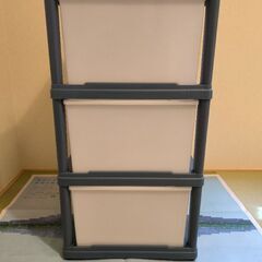 3段収納ケースの画像