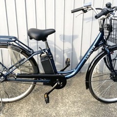 ⭐️未使用車に近い美品　カイホウジャパン　電動アシスト自転車　SUISUI  26インチ  内装3段　ネイビー　の画像