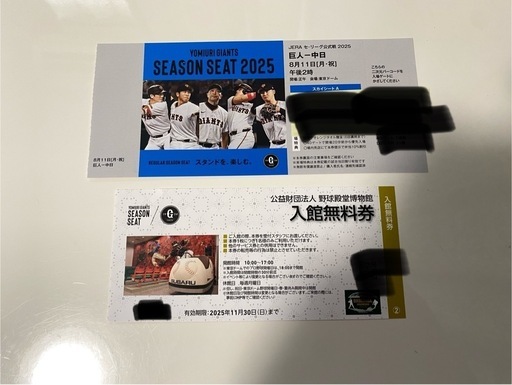 24年8月24日(土)午後2時  巨人-中日戦 スカイシートC Yahoo!オークション -「巨人 スカイシート」(野球) (スポーツ)の