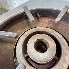 【OZAKI】 業務用1口ガスコンロ LPガス用 動作確認済 調理器具 厨房 厨房機器 店舗 店舗用品 ① A0108の画像