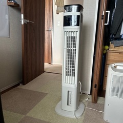 冷風扇 冷風扇風機 【スリムタワー型 ダブル水タンク】の画像