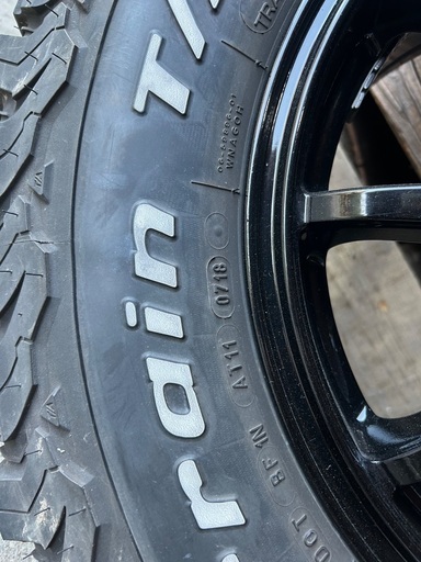 BFGoodrich 16インチオフロードタイヤ4本セット