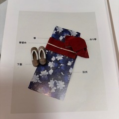 【決まりました】新品未使用　浴衣セットの画像