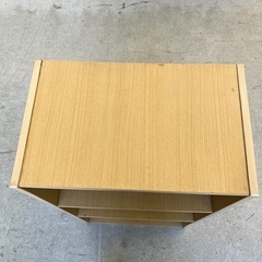 K2507-323 カラーボックス 3段 ベージュ キズ汚れ有りの画像
