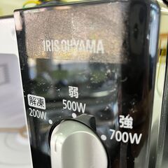 アイリスオーヤマ 電子レンジ PMB-T176-6-B 60Hz(西日本用) 2019年製の画像