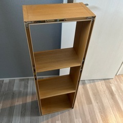 　無印良品　壁に付けられる家具の画像