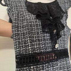 【新品】袖無しワンピースブラックの画像