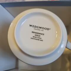 未使用 ウェッジウッド ルネサンスゴールド マグカップ 2個セット Wedgwoodの画像