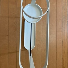 山崎実業　スリム傘立て トスカ ホワイトの画像