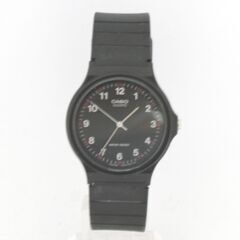 動作品 CASIO Colletction STANDARD クオーツ式腕時計 MQ-24 3針 ブラックダイヤル チープカシオ チプカシ 25年7月電池交換 札幌市 清田区 平岡の画像