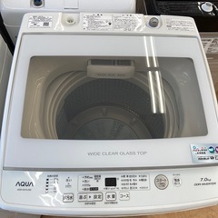 【AQUA】　全自動洗濯機　2021年製　7.0kgの画像