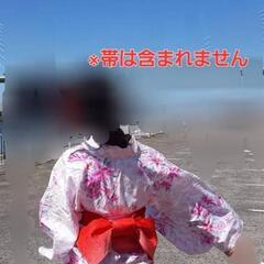 いまの季節に【美品】浴衣 ピンク・ラメの画像