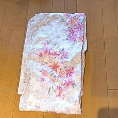 いまの季節に【美品】浴衣 ピンク・ラメの画像