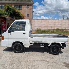 スバルサンバートラック‼️4WD‼️AC付‼️寒いくらいエアコン効きます‼️の画像