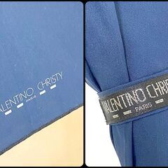 【買取宝船 枝吉店】VALENTINO CHRISTY 傘 ネイビー アンブレラ 長傘 雨傘 バレンティノ クリスティ ≪現状販売≫の画像