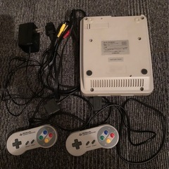 スーパーファミコン本体とソフトセットの画像