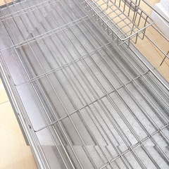伸縮可能　ステンレス水切り 7〜8人用　大容量の画像