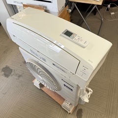 【超美品‼️】定価11万♪ パナソニック 2020年製 6畳用エアコン エオリア ナノイーX フィルター自動お掃除 スマホ遠隔操作 長持ち室外機 100V/2.2kwの画像