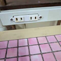 レンジラック（レンジ台）（コンセント付き）の画像