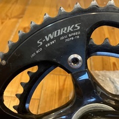 中古  使用回数少ない　SPECIALIZED 「スペシャライズド」 S-WORKS POWER CRANK DUAL 53-39T 172.5mm クランク の画像