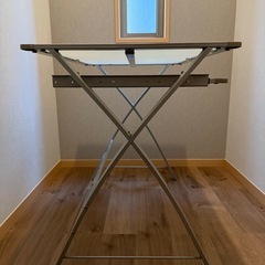 パソコンデスク テーブル ガラス天板
の画像