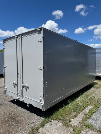 仕上げ済み！断熱材入り！バイクガレージ！倉庫物置用 3トン保冷ロングコンテナ