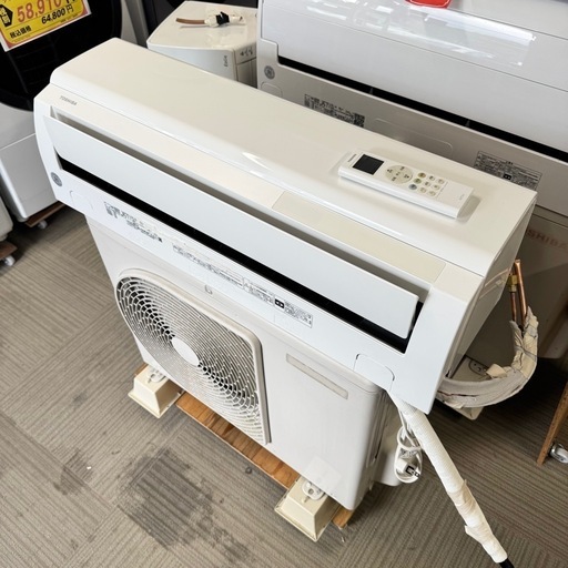 超美品‼️】東芝 2021年製 6畳用エアコン マジック洗浄熱交換器 100V/2.2kw