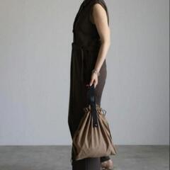 GUSCIO　グッシオベーシック　巾着バッグ　エコバッグ　マルシェバッグの画像