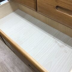 ★リユースのサカイ春日部店★KJ11010  6段チェスト ブラウン H119×W81×D40 クリーニング済みの画像