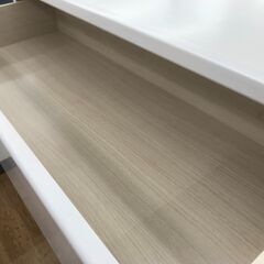 ★リユースのサカイ春日部店★KJ11011 ニトリ ハイチェスト ホワイト H134×W144×D44 クリーニング済みの画像