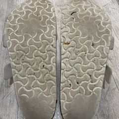 ビルケンシュトック サンダル オフホワイト 中古品の画像