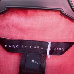 MARC BY MARC JACOBS オレンジピンク半袖シャツ サイズ4の画像