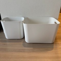 無印良品 収納ケース　やわらかポリエチレンケース 大・ハーフ大セットの画像