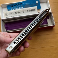 【お取り置き】新古品　未使用保管　Tombo ハーモニカの画像