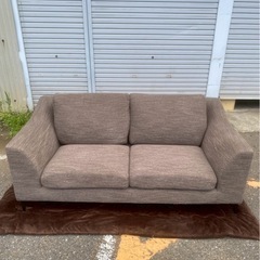 定価69,990 ニトリ ワイドソファ 2人がけ 座面ほつれあり格安出品の画像