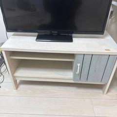 【名古屋市内近郊限定】ニトリ　テレビ台（ローボードスティン）　used 楽天市場】テレビ台(ローボードステイン 80)【玄関先迄納品