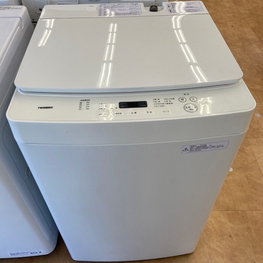 【トレファク摂津店】　全自動洗濯機　TWINBIRD 2020年製　5.5kg