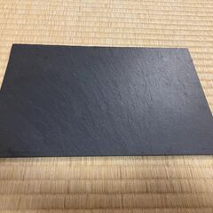 ストーンプレート(黒）サイズ：27cm×18cmの画像
