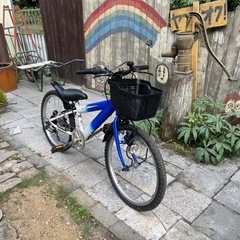 【5387】子供車　22インチ　7,200円（防犯・税込）の画像