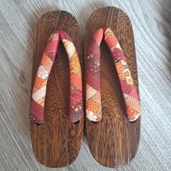 浴衣下駄24cm2点セットの画像