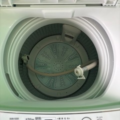 近隣配達無料　AQUA 縦型洗濯機 AQW-S4MBK 2021年製の画像