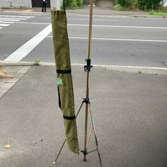 オガワテント　キャンプスタンド　ランタンポール　ペグ付きの画像