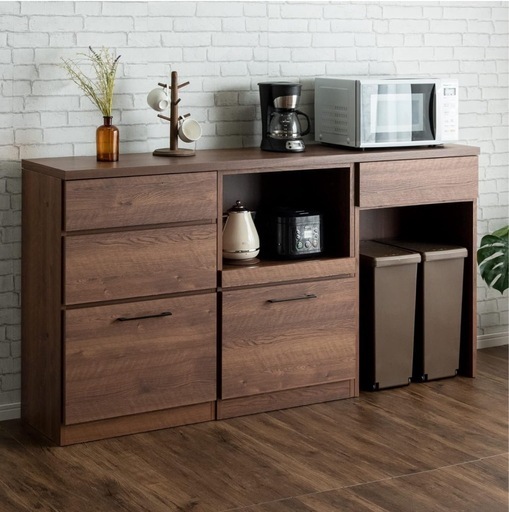 【美品】幅180cm 組み替えOK! キッチンカウンター