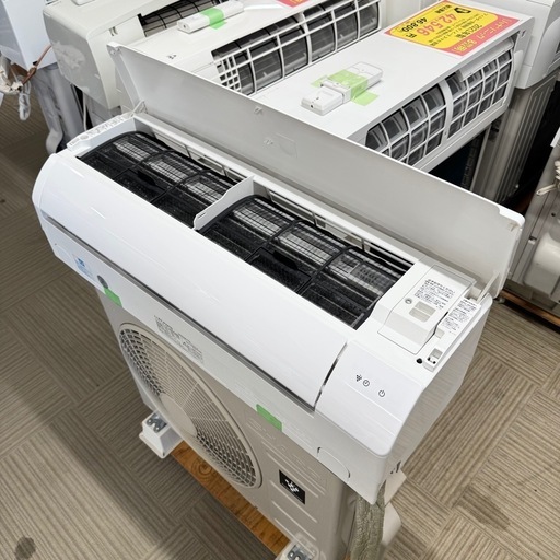 【超美品‼️】シャープ 2023年製 6畳用エアコン プラズマクラスター搭載 すこやかシャワー気流 100V/2.2kw