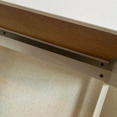 ☆お譲り先決定☆IKEA イケア デスクと椅子のセット 白 勉強机 パソコンデスク 作業台   の画像